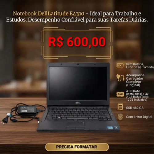 Notebook Dell E4310 - TROCO