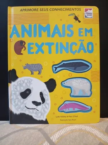 Livro Infantil Animais em Extinção - Curiosidades e Conhecimentos sobre Animais