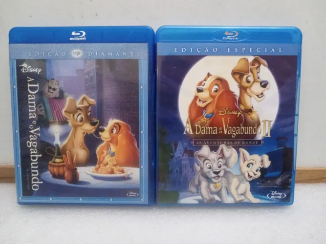 Coleção A Dama e o vagabundo 1 e 2 clássicos Disney