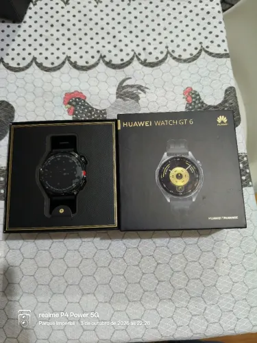 Huawei GT6 46mm Black zero na caixa no Itaim Paulista ou Ferraz de Vasconcelos em SP
