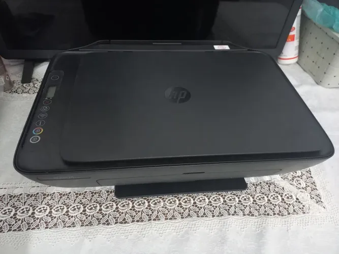 Impressora HP DeskJet Ink Advantage 2874 (Wi-Fi) - Completa na Caixa