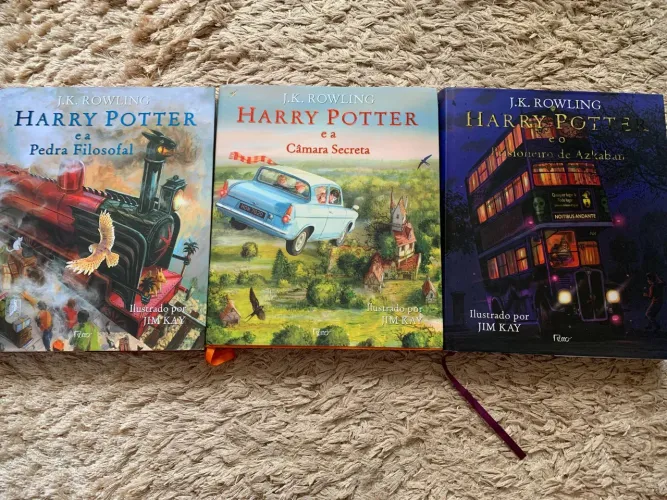 Kit Harry Potter versão ilustrada - Vol. 1 ao 3