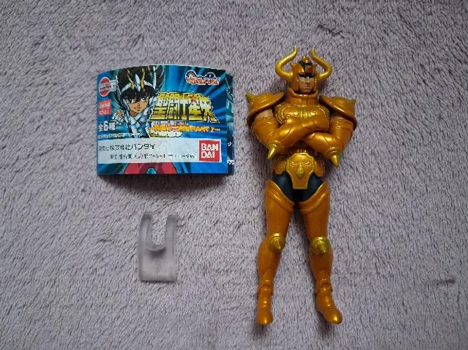 Figura Aldebaran de Touro, Gashapon, Saint Seiya, Cavaleiros do Zodiaco, HGIF, Japão