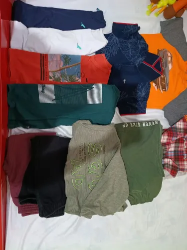 Lote de roupas de menino Tam 7/8