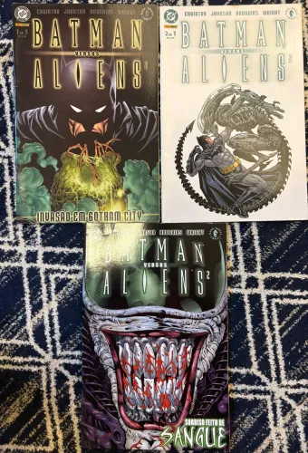 Batman versus Aliens 2 Ed Panini 3 edições 2003