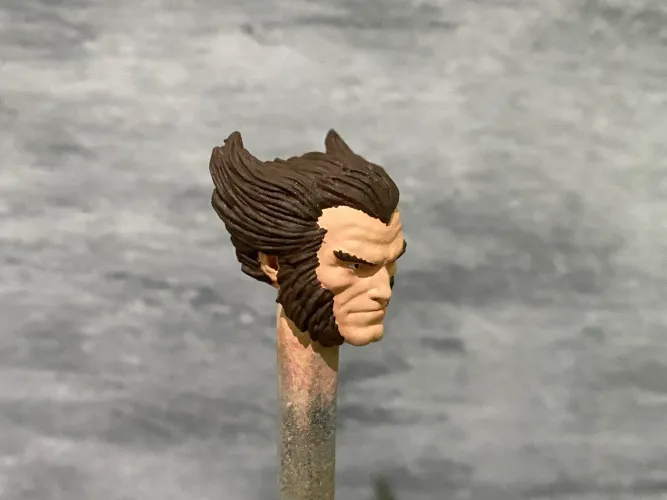 Head custom Wolverine Marvel legends action figures 1/12