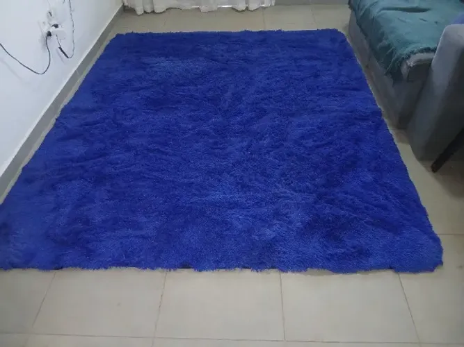 Tapete grande azul