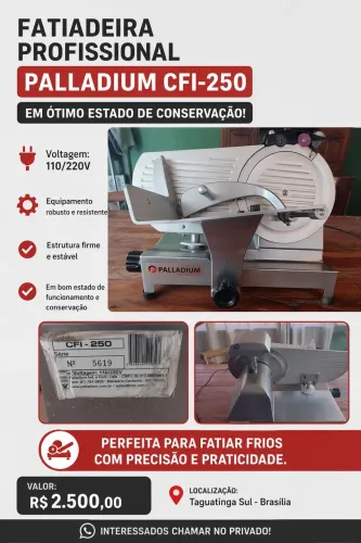 Fatiadeira Profissional Palladium CFI-250