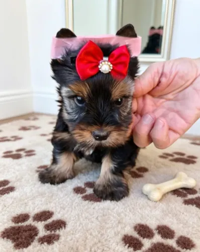 Princesinha Yorkie Compacta, Fofa e Cheia de Personalidade!