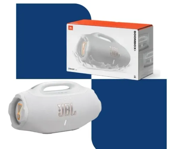 JBL BOOMBOX 4 BRANCA--------- NOVA! 