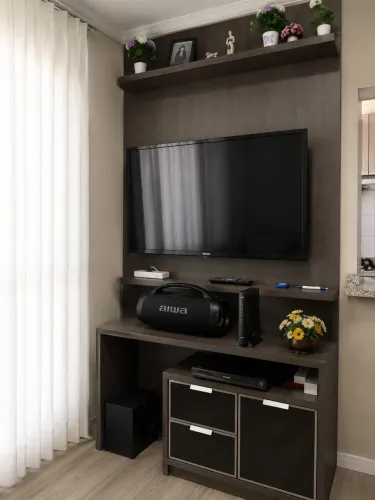 Painel para TV + Rack 100% MDF - Excelente Estado!