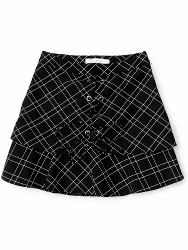 Saia Curta Xadrez  Marca: A-Collection