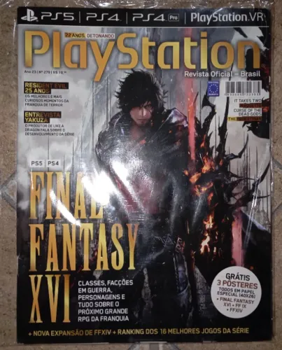 Revista Playstation Ano 23 Nº 279 Final Phantasy XVI ( Nova )