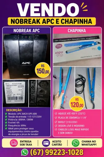 Nobreak e chapinha