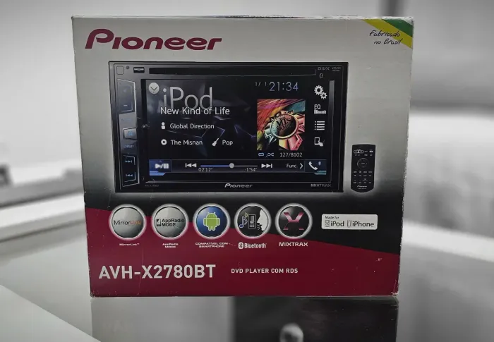 Som automotivo Pioneer. 
