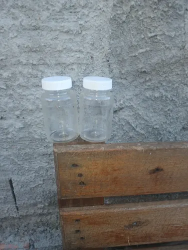 Lote Com 1.000 Potes Plásticos Com Tampa - Itapetininga