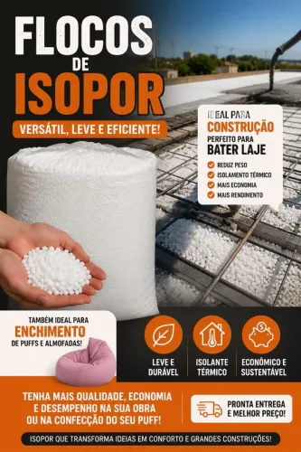 flocos de isopor para enchimento de puffs