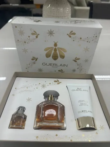 Kit Coffret Mon Guerlain EDP 50ml + Loção + Miniatura (Original - Sem Tampa)