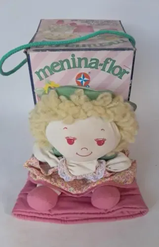 Boneca Menina-flor Estrela Anos 80 - Na Caixa Original Rara