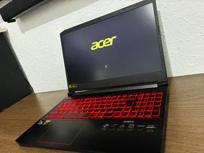 Notebook Gamer Acer Nitro 5 Ryzen 7 16GB GTX 1650 Ti SSD 512GB 144Hz