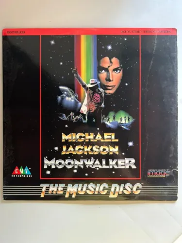 Michael Jackson Laser Disc Moon Walker !