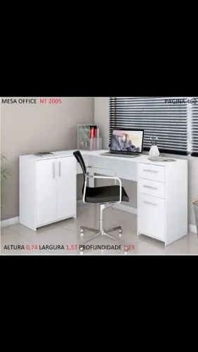 Mesa de escritório canto 