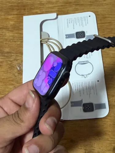 Apple Watch 9 45mm - Bateria 89% - Envio OLX Pay - Aceito Troca e Parcelo 18x