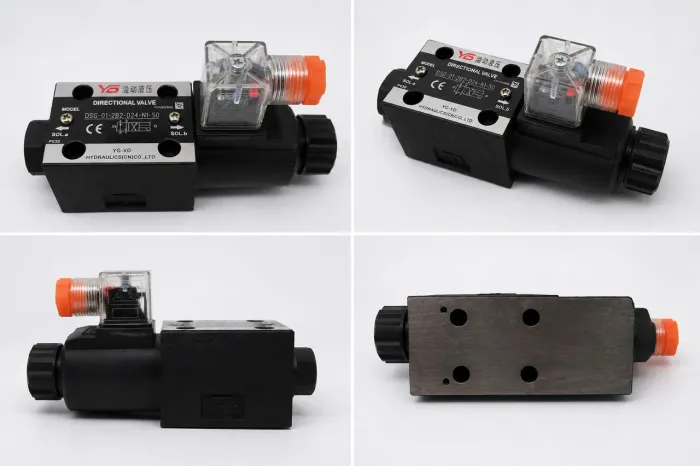 Válvula Direcional Hidráulica YS DSG-01-2B2-D24-N1-50 24V