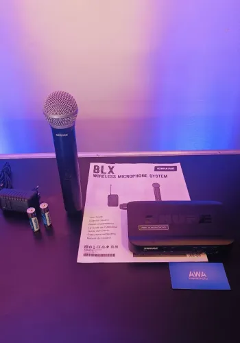 Microfone Original Shure Sem Fio BLX24 PG58 - J10