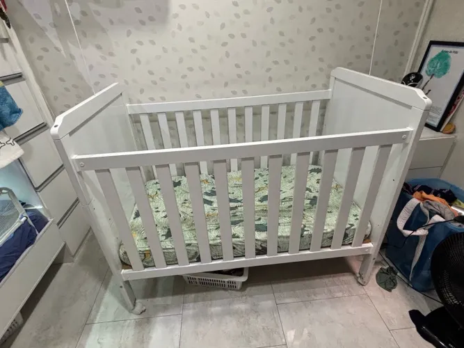 Berço Cama Branco Moveis Peroba Anjinho