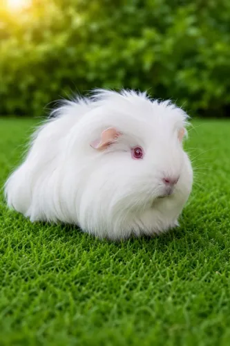 Porquinho da india peruano albinos 