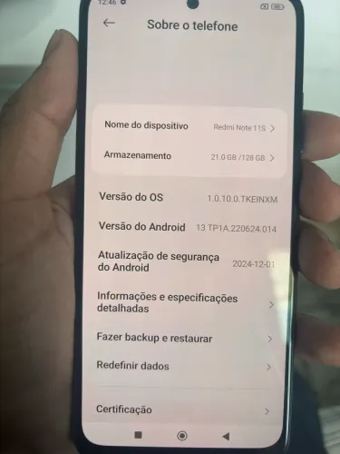 Redmi Note 11S (Tem conversa no valor)