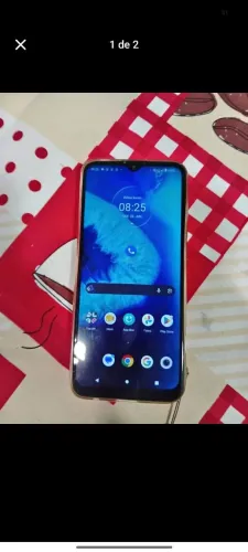 Celular moto g8 plus completo com carregador, capinha e película funcionando tudo