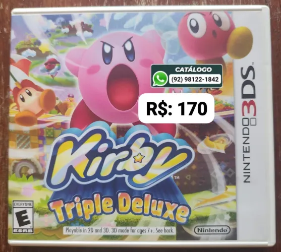 Kirby Triple Deluxe = R$: 170
