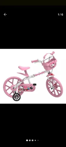 Bicicleta Hello Kitty usada