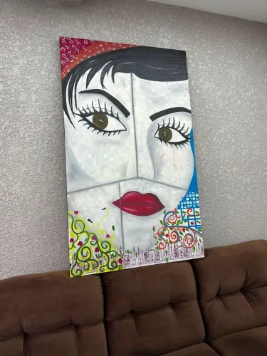 OBRA DE ARTE "CIGANA" DA ARTISTA CIRLEI GONÇALVES. POSSUI CERTIFICADO !