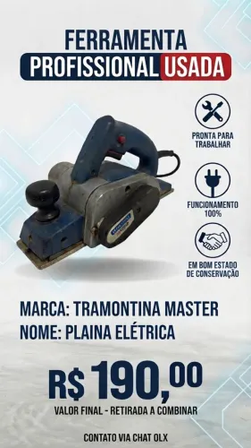 Plaina Elétrica