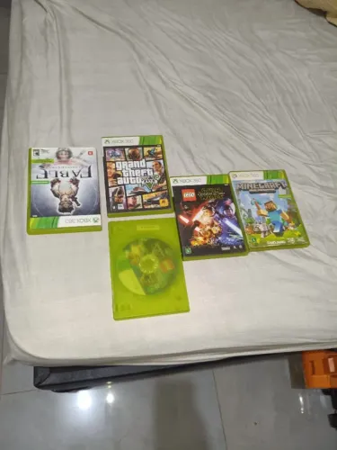 Xbox360 controle e jogos