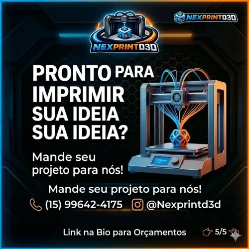 Serviço de Impressão 3D - Peças de Reposição e Protótipos