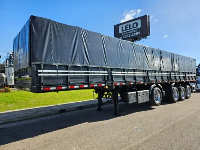 Carreta 4 Eixo Graneleiro Facchini Ano 24 Pronta Entrega 13.5 x1.80 chapa xadrez Sem Pneu
