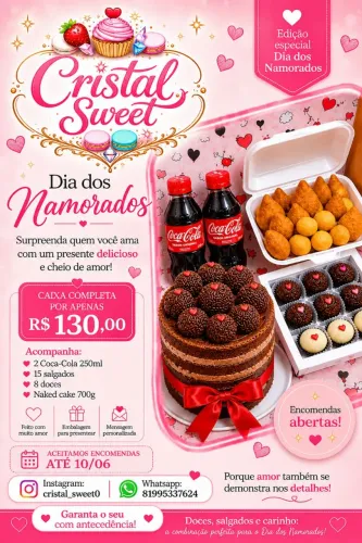 Festa na caixa, dia dos namorados