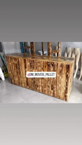 Balcão caixa pallet 
