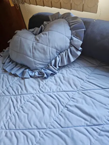 Colcha com Toque Macio Forrada Solteiro 2 peças