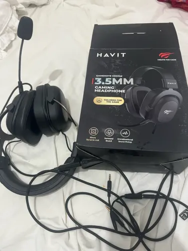 Fone gamer havit com microfone 