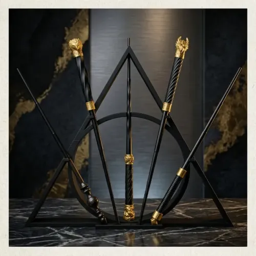 Porta-Varinhas Relíquias da Morte Harry Potter