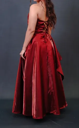 Vestido Vermelho Marsala- Usado apenas uma vez!