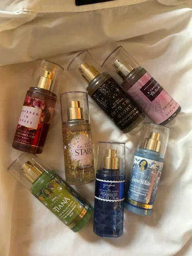 Kit mini body mist e body cream bath and body works BBW