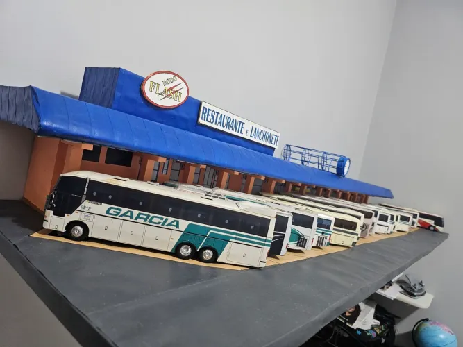 Coleção Ônibus miniatura Garcia Maquete