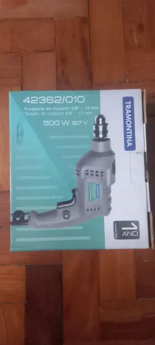 Furadeira tramontina 500 w- 110v ( Nova na caixa com lacre).