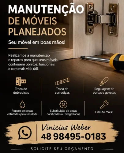 ? REFORMA E MANUTENÇÃO DE MÓVEIS PLANEJADOS